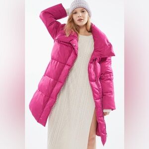 Avec Les Filles Water-Resistant Wrap Puffer Coat